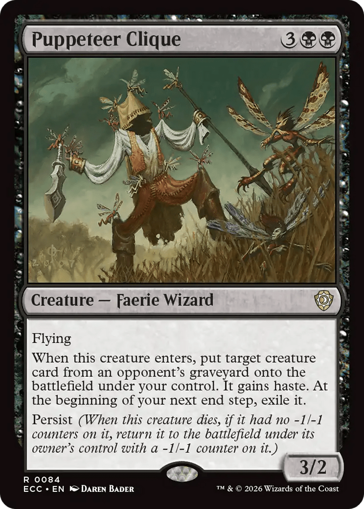 Puppeteer Clique [Lorwyn Eclipsed Commander] MTG Single Magic: The Gathering  | Multizone: Comics And Games