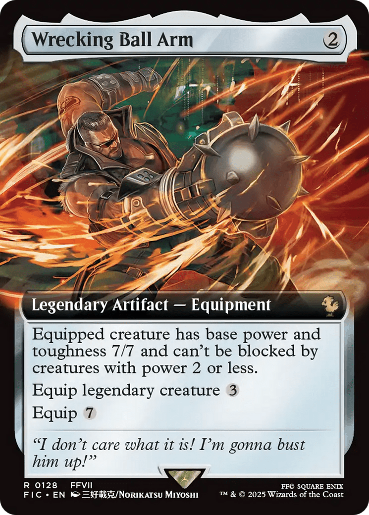 Wrecking Ball Arm (Extended Art) [FINAL FANTASY Commander] MTG Single Magic: The Gathering  | Multizone: Comics And Games