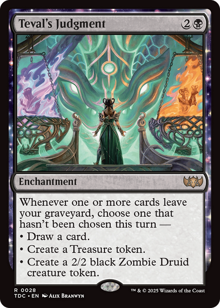Teval's Judgment [Tarkir: Dragonstorm Commander] MTG Single Magic: The Gathering  | Multizone: Comics And Games