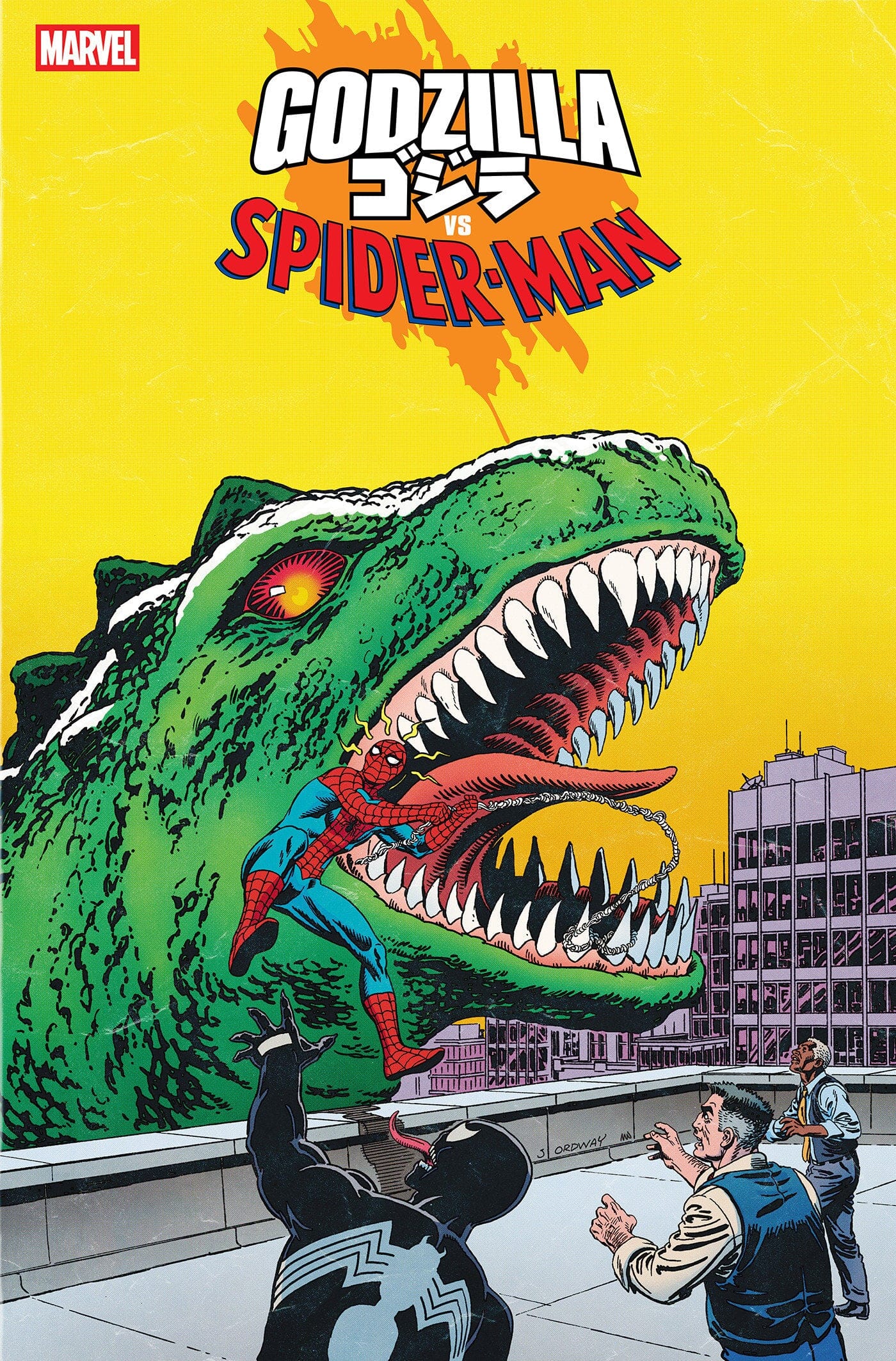 Godzilla vs. Spider-Man #1 Jerry Ordway Godzilla King Of The Monsters Homage Variant Comics Marvel Comics  | Multizone: Comics And Games