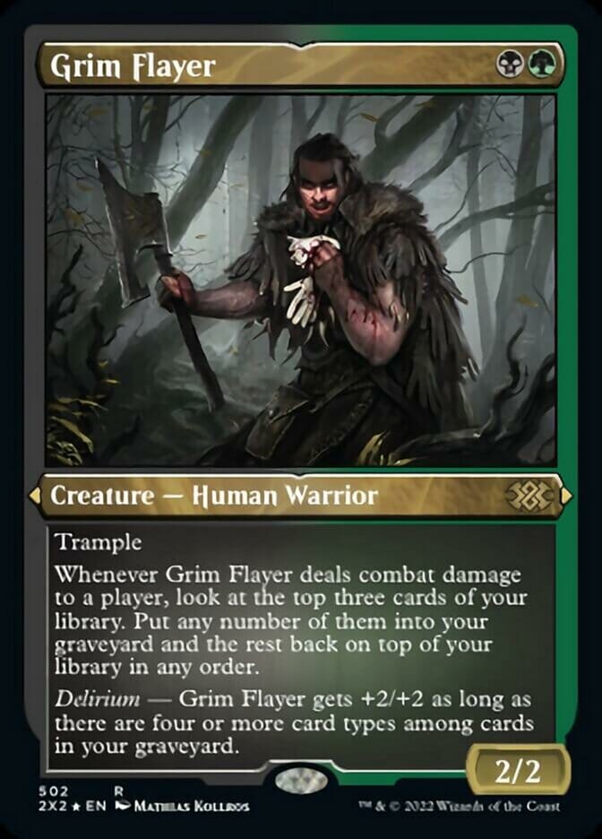 Grim Flayer (Foil Etched) [Double Masters 2022] MTG Single Magic: The Gathering  | Multizone: Comics And Games