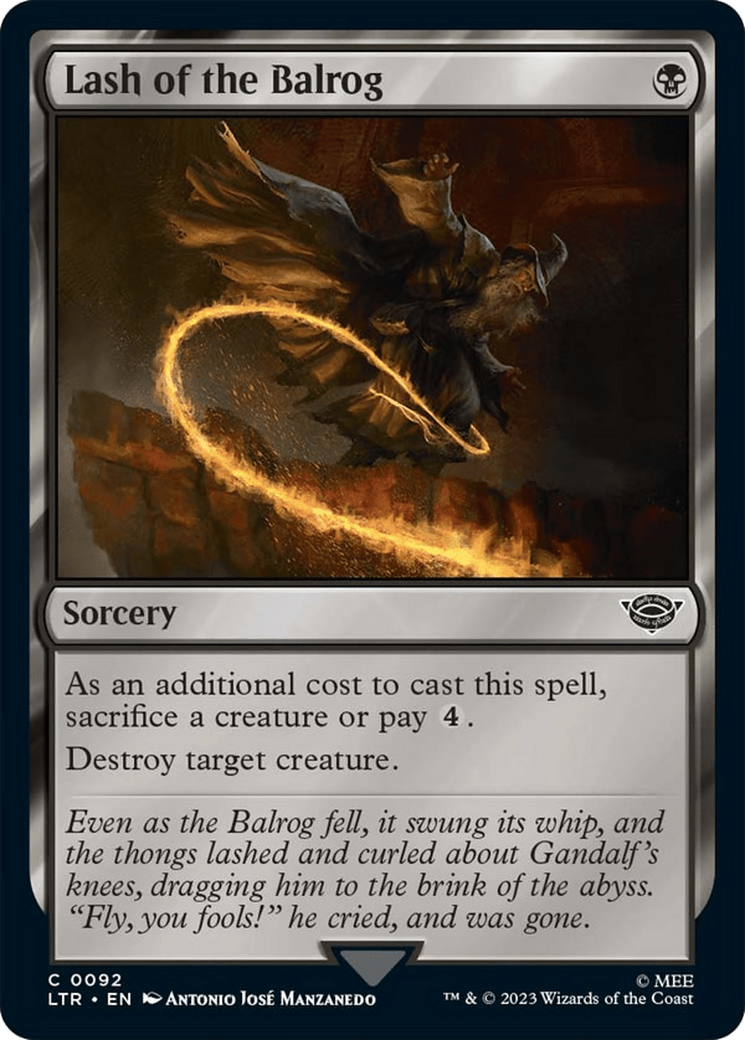 Lash of the Balrog [The Lord of the Rings: Tales of Middle-Earth] MTG Single Magic: The Gathering  | Multizone: Comics And Games