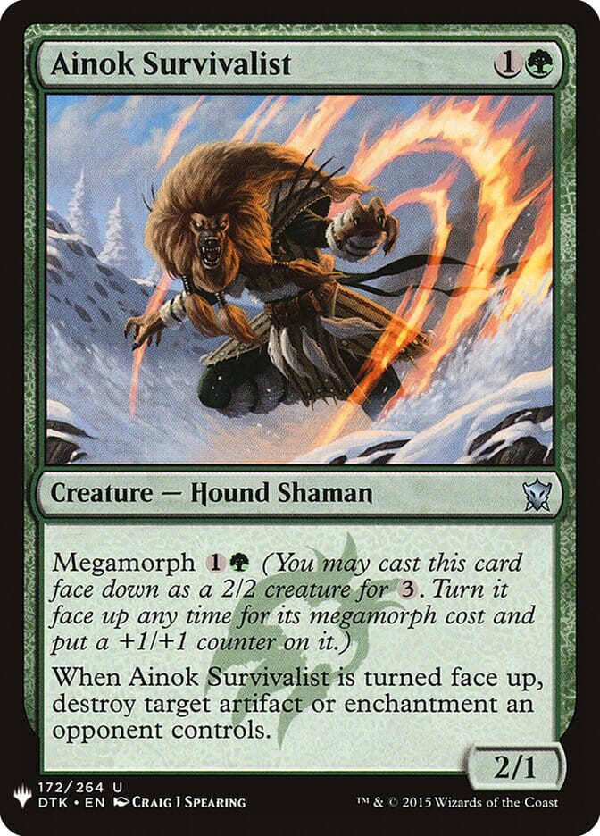 Ainok Survivalist [Mystery Booster] MTG Single Magic: The Gathering  | Multizone: Comics And Games