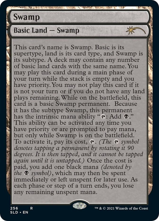 Swamp (256) [Secret Lair Drop Series] MTG Single Magic: The Gathering  | Multizone: Comics And Games