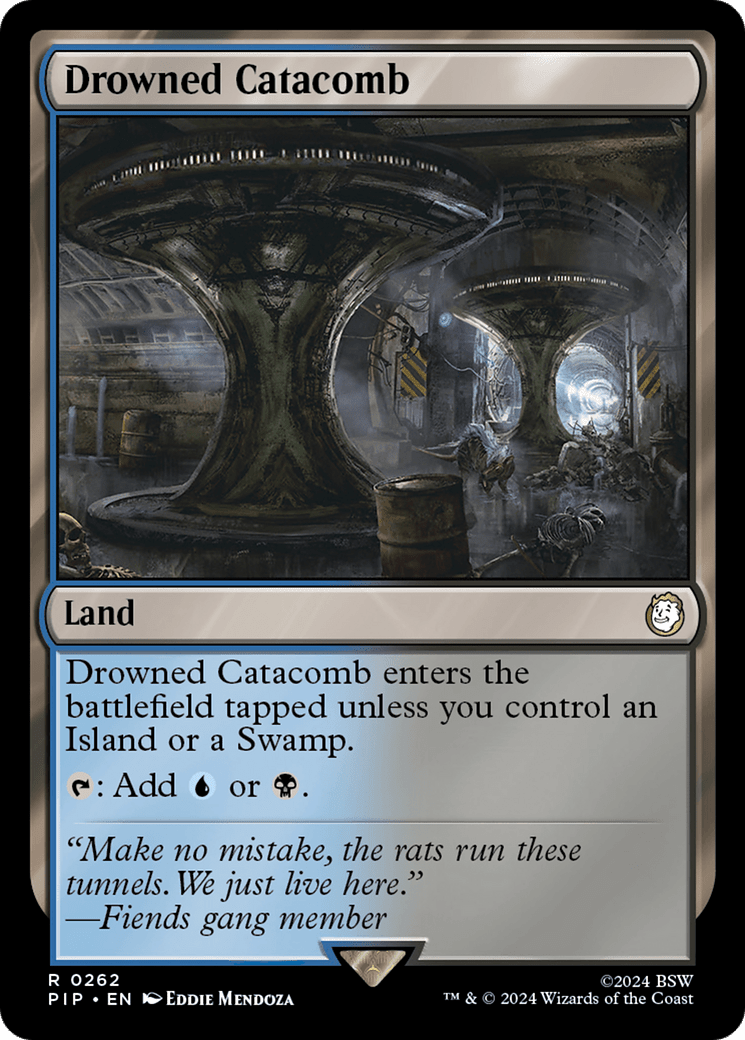 Drowned Catacomb [Fallout] MTG Single Magic: The Gathering  | Multizone: Comics And Games