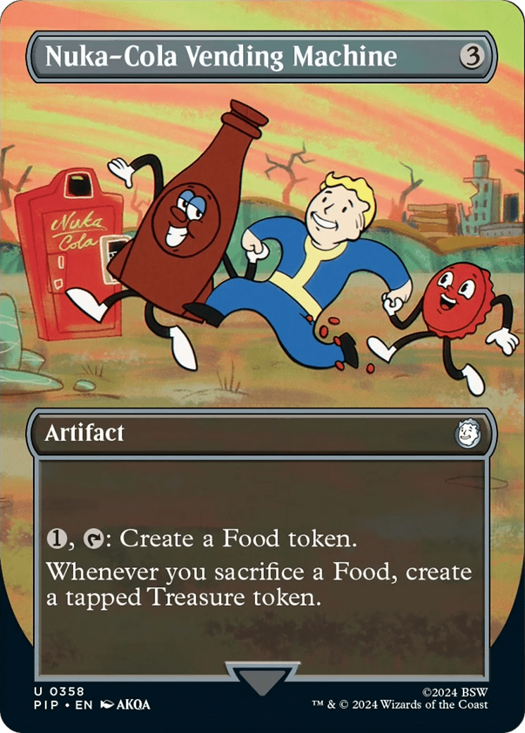 Nuka-Cola Vending Machine (Borderless) [Fallout] MTG Single Magic: The Gathering  | Multizone: Comics And Games