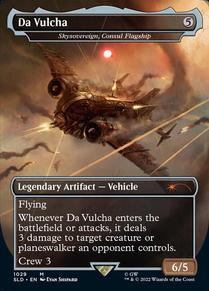 Da Vulcha - Skysovereign, Consul Flagship (Borderless) [Secret Lair Drop Series] MTG Single Magic: The Gathering  | Multizone: Comics And Games