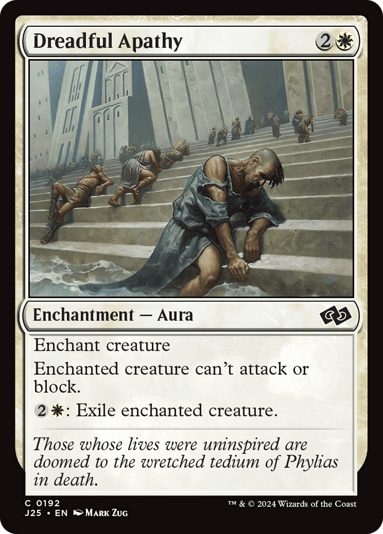 Dreadful Apathy [Foundations Jumpstart] MTG Single Magic: The Gathering  | Multizone: Comics And Games