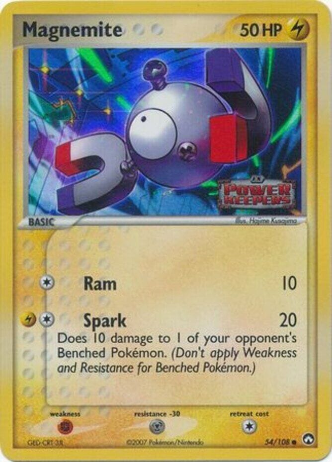 Magnemite (54/108) (Stamped) [EX: Power Keepers] Pokemon Single Pokémon  | Multizone: Comics And Games