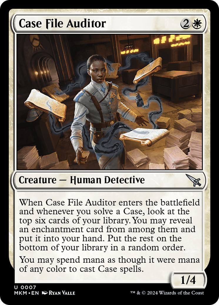 Case File Auditor (Black) [Murders at Karlov Manor] MTG Single Magic: The Gathering  | Multizone: Comics And Games