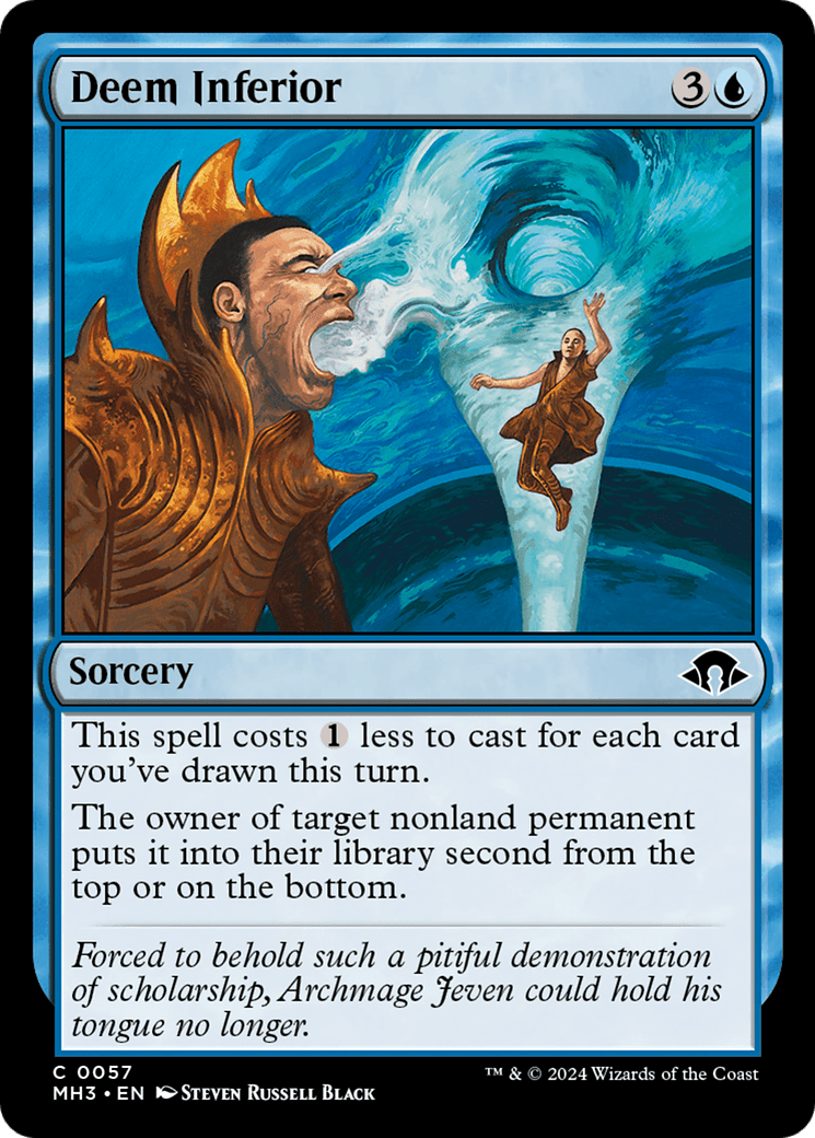 Deem Inferior [Modern Horizons 3] MTG Single Magic: The Gathering  | Multizone: Comics And Games