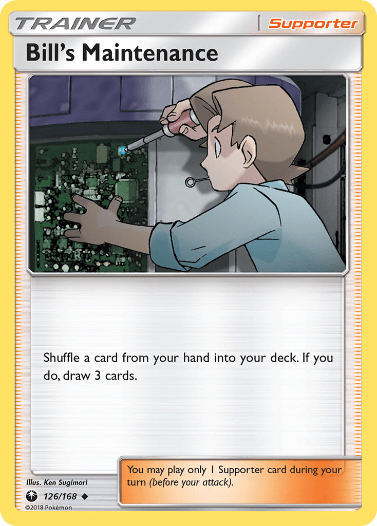 Bill's Maintenance (126/168) [Sun & Moon: Celestial Storm] Pokemon Single Pokémon  | Multizone: Comics And Games