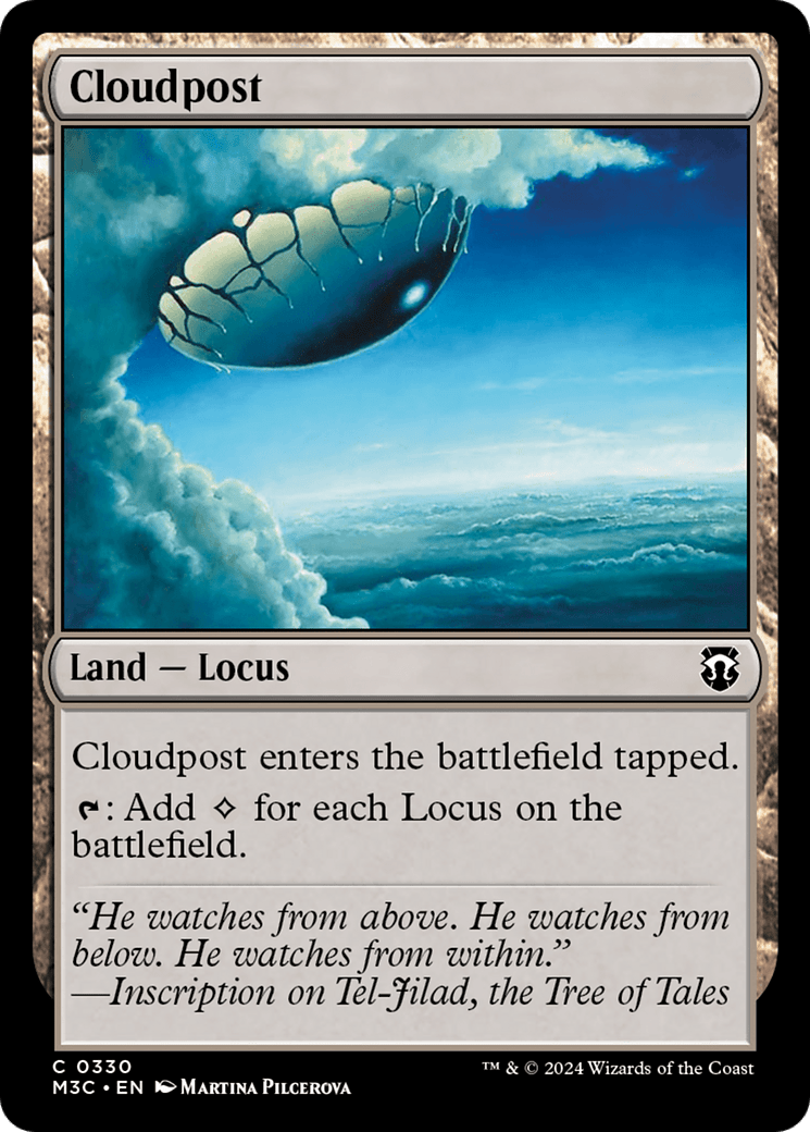 Cloudpost (Ripple Foil) [Modern Horizons 3 Commander] MTG Single Magic: The Gathering  | Multizone: Comics And Games