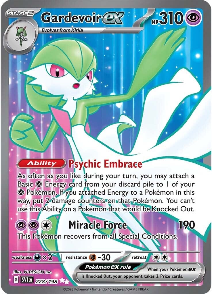 Gardevoir ex (228/198) [Scarlet & Violet: Base Set] Pokemon Single Pokémon  | Multizone: Comics And Games
