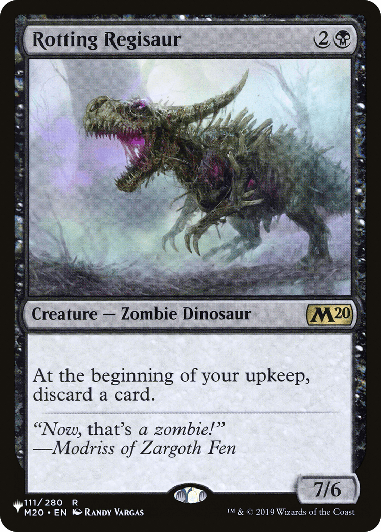 Rotting Regisaur [The List] MTG Single Magic: The Gathering  | Multizone: Comics And Games