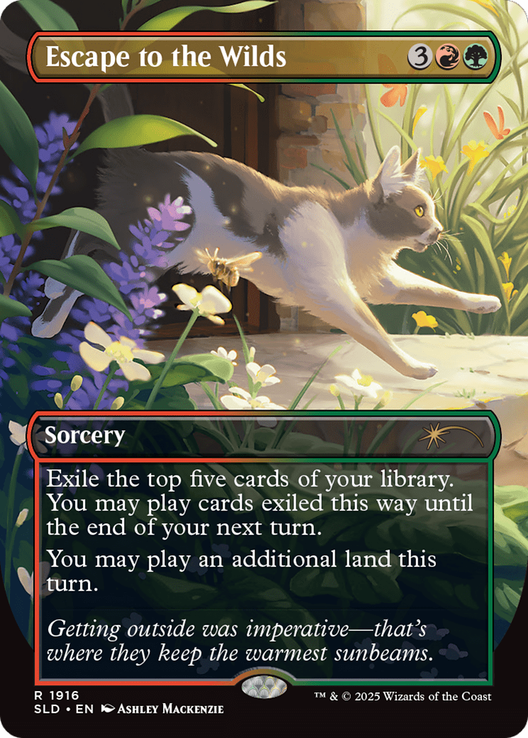 Escape to the Wilds (1916) (Rainbow Foil) [Secret Lair Drop Series] MTG Single Magic: The Gathering  | Multizone: Comics And Games