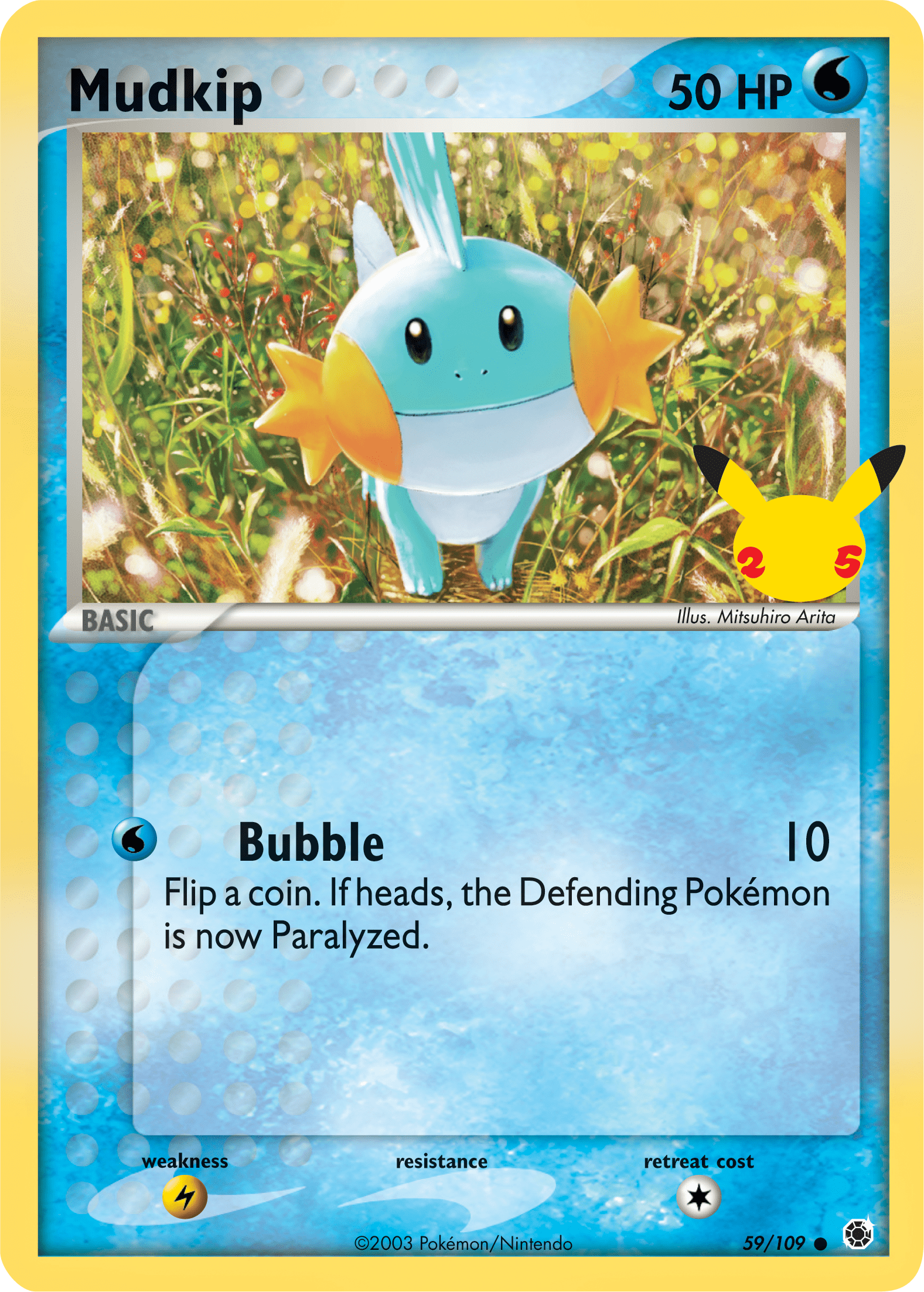Mudkip (59/109) (Jumbo Card) [First Partner Pack] Pokemon Single Pokémon  | Multizone: Comics And Games