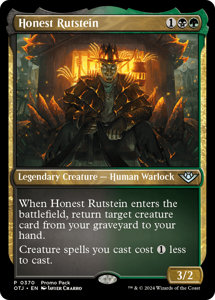 Honest Rutstein (Promo Pack) [Outlaws of Thunder Junction Promos] MTG Single Magic: The Gathering  | Multizone: Comics And Games