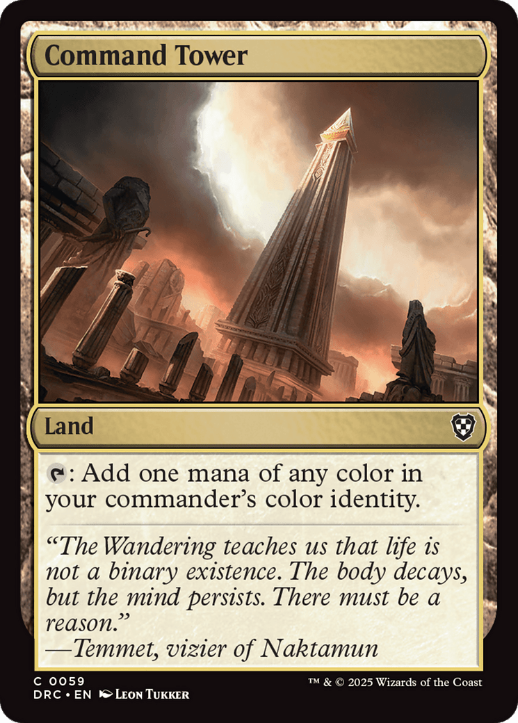 Command Tower [Aetherdrift Commander] MTG Single Magic: The Gathering  | Multizone: Comics And Games