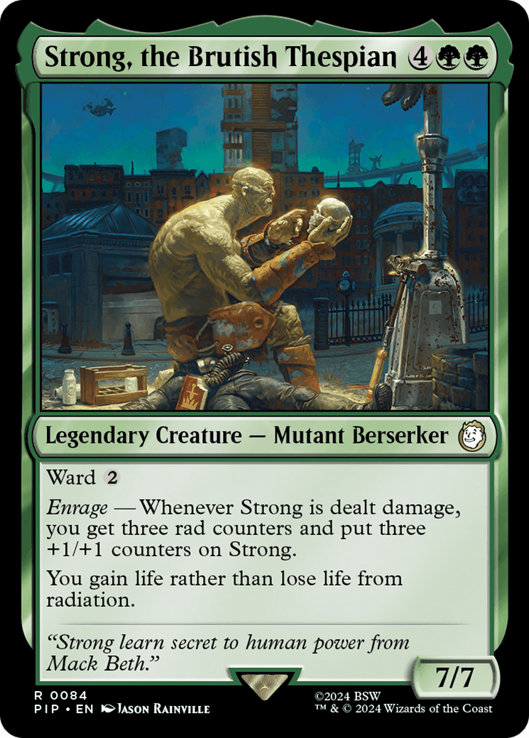 Strong, the Brutish Thespian [Fallout] MTG Single Magic: The Gathering  | Multizone: Comics And Games
