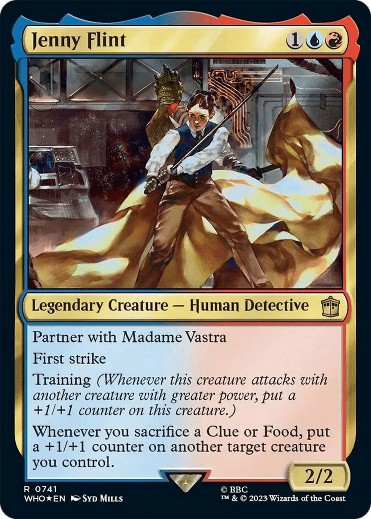 Jenny Flint (Surge Foil) [Doctor Who] MTG Single Magic: The Gathering  | Multizone: Comics And Games