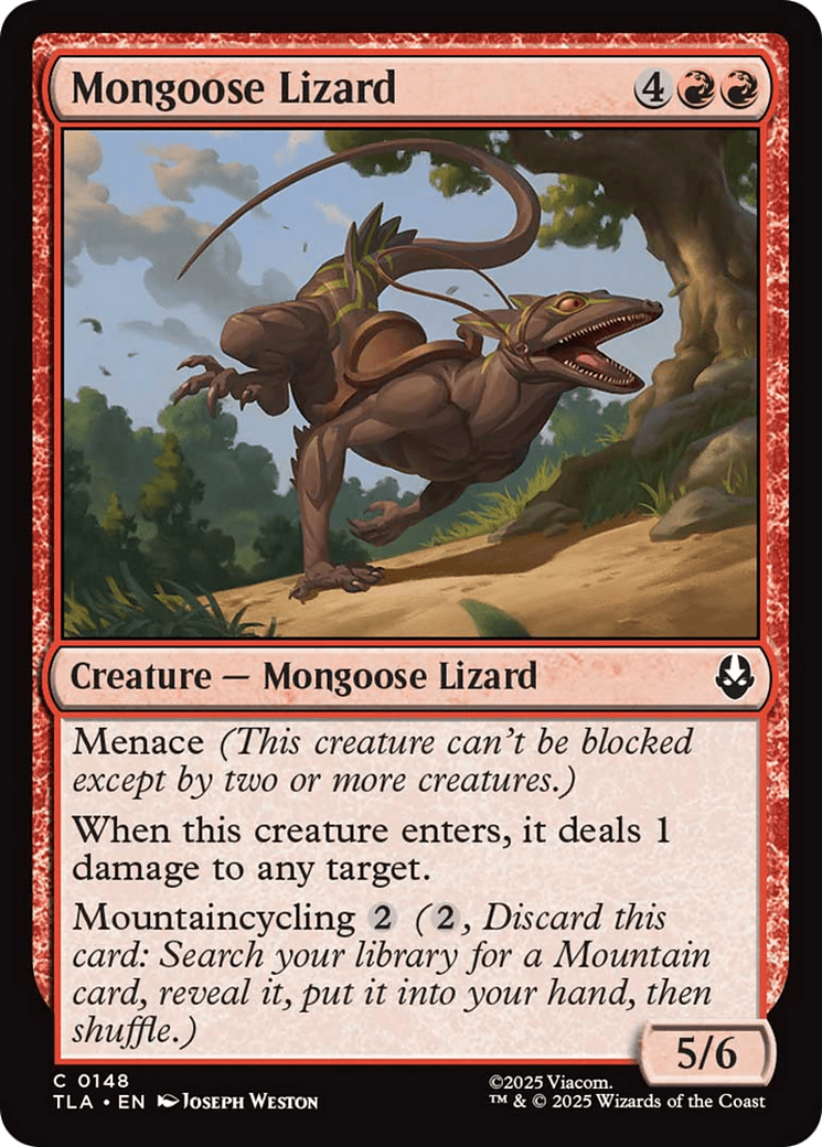 Mongoose Lizard [Avatar: The Last Airbender] MTG Single Magic: The Gathering  | Multizone: Comics And Games