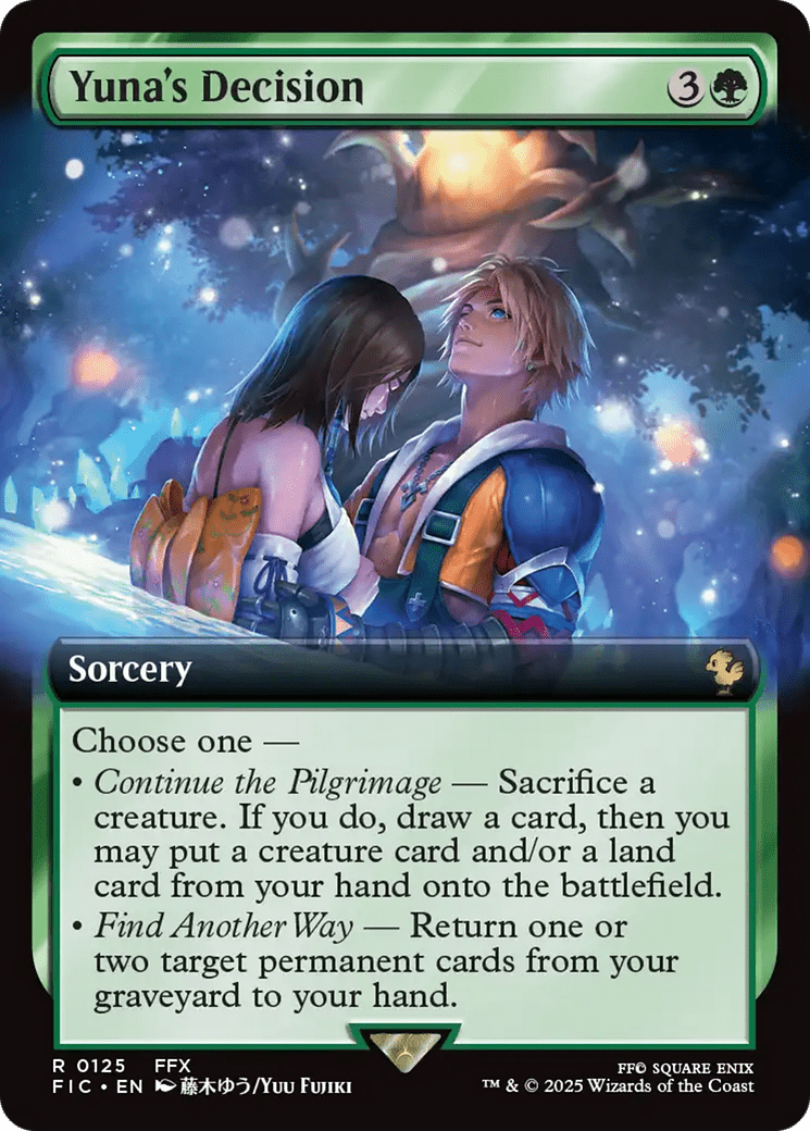 Yuna's Decision (Extended Art) [FINAL FANTASY Commander] MTG Single Magic: The Gathering  | Multizone: Comics And Games