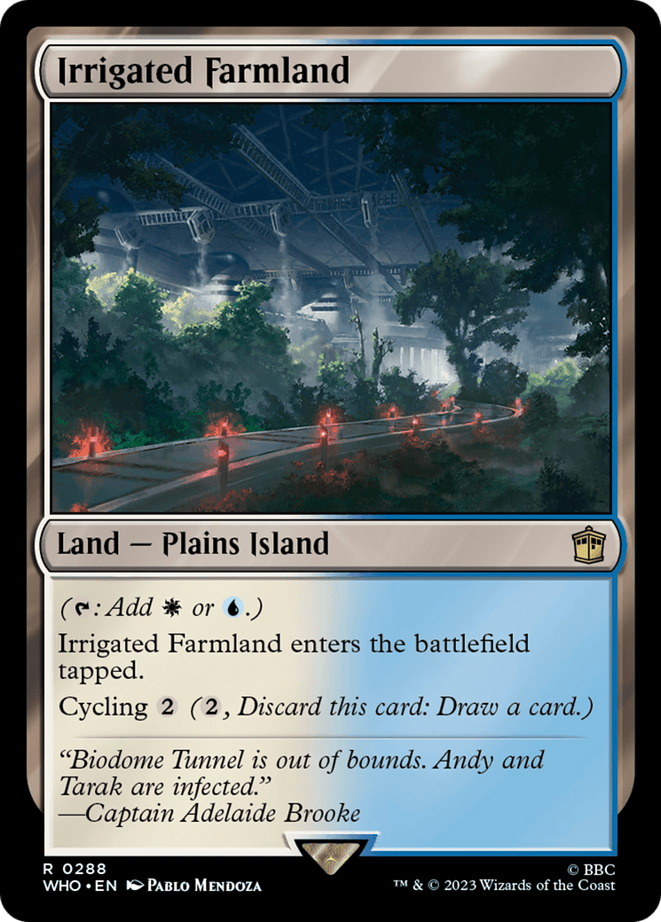 Irrigated Farmland [Doctor Who] MTG Single Magic: The Gathering  | Multizone: Comics And Games