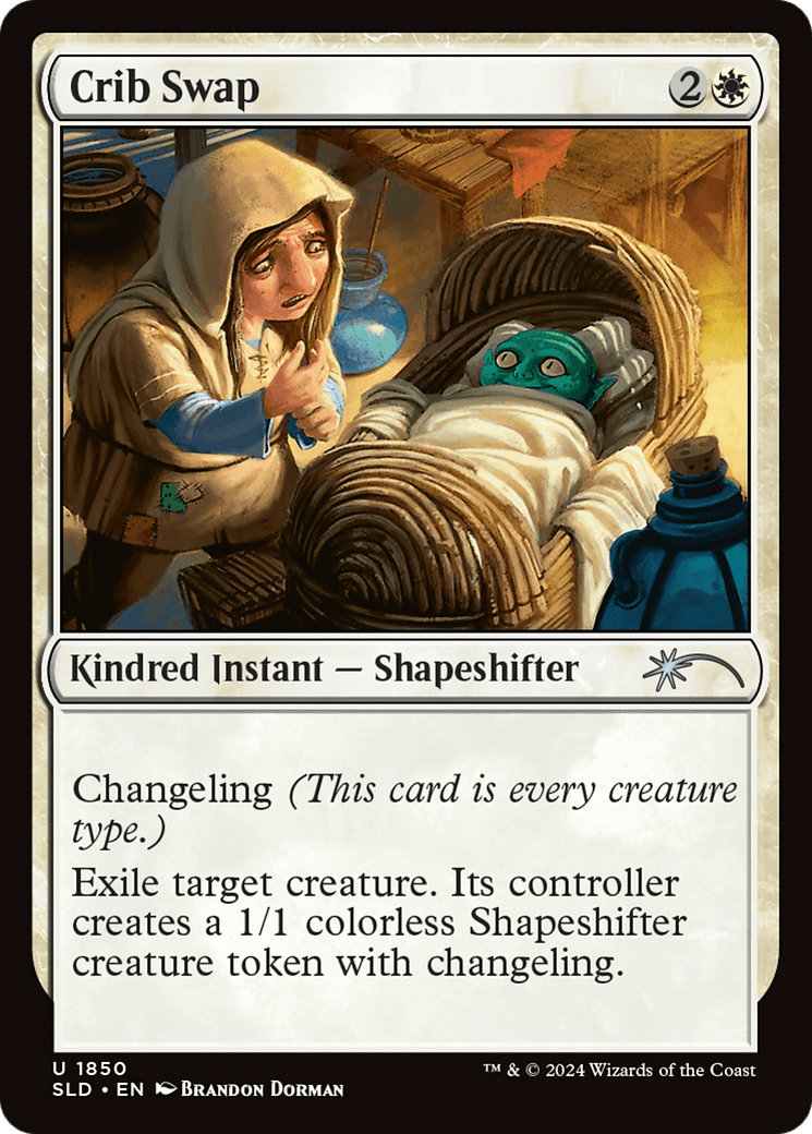 Crib Swap [Secret Lair Drop Series] MTG Single Magic: The Gathering  | Multizone: Comics And Games