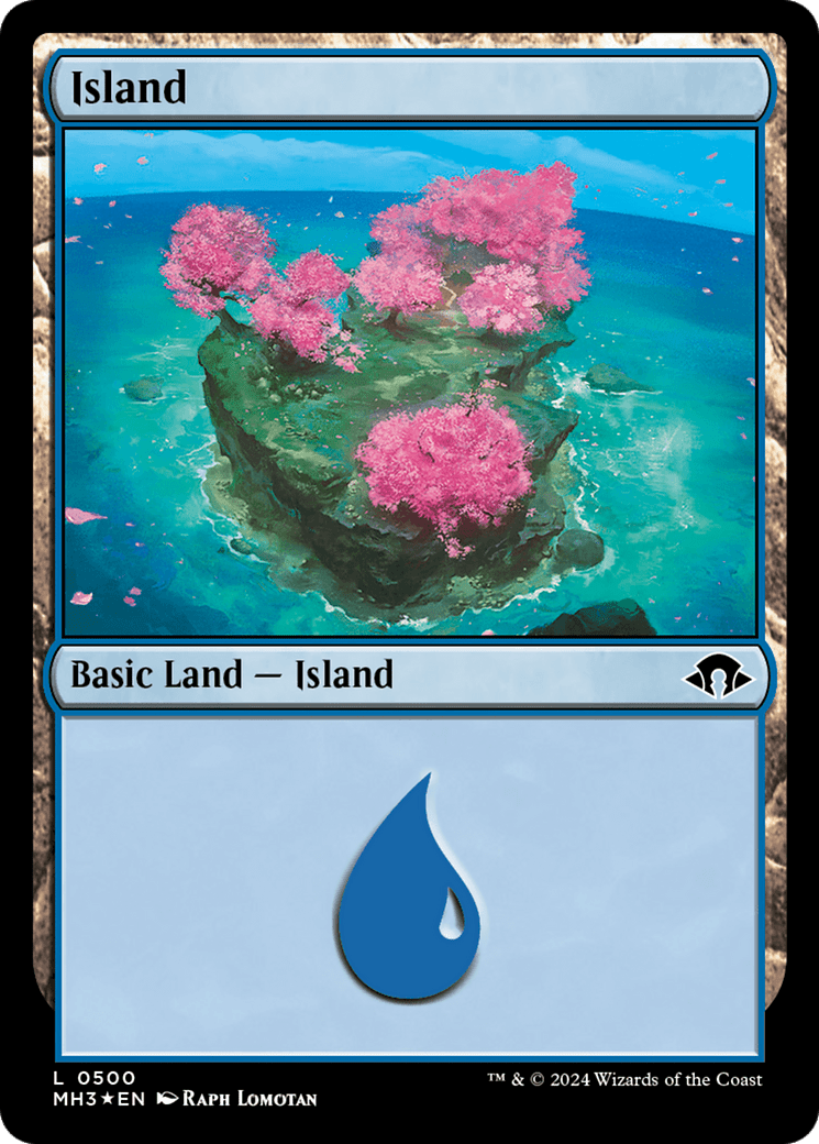 Island (0500) (Ripple Foil) [Modern Horizons 3] MTG Single Magic: The Gathering  | Multizone: Comics And Games