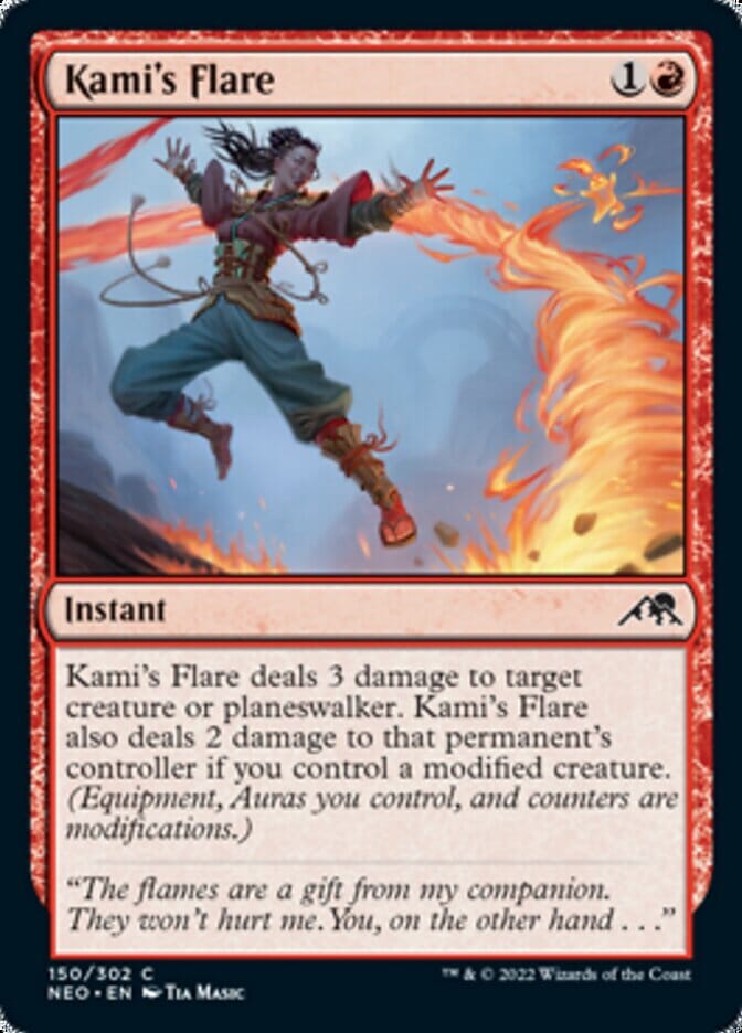 Kami's Flare [Kamigawa: Neon Dynasty] MTG Single Magic: The Gathering  | Multizone: Comics And Games