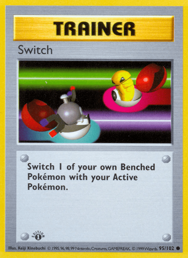 Switch (95/102) (Shadowless) [Base Set 1st Edition] Pokemon Single Pokémon  | Multizone: Comics And Games