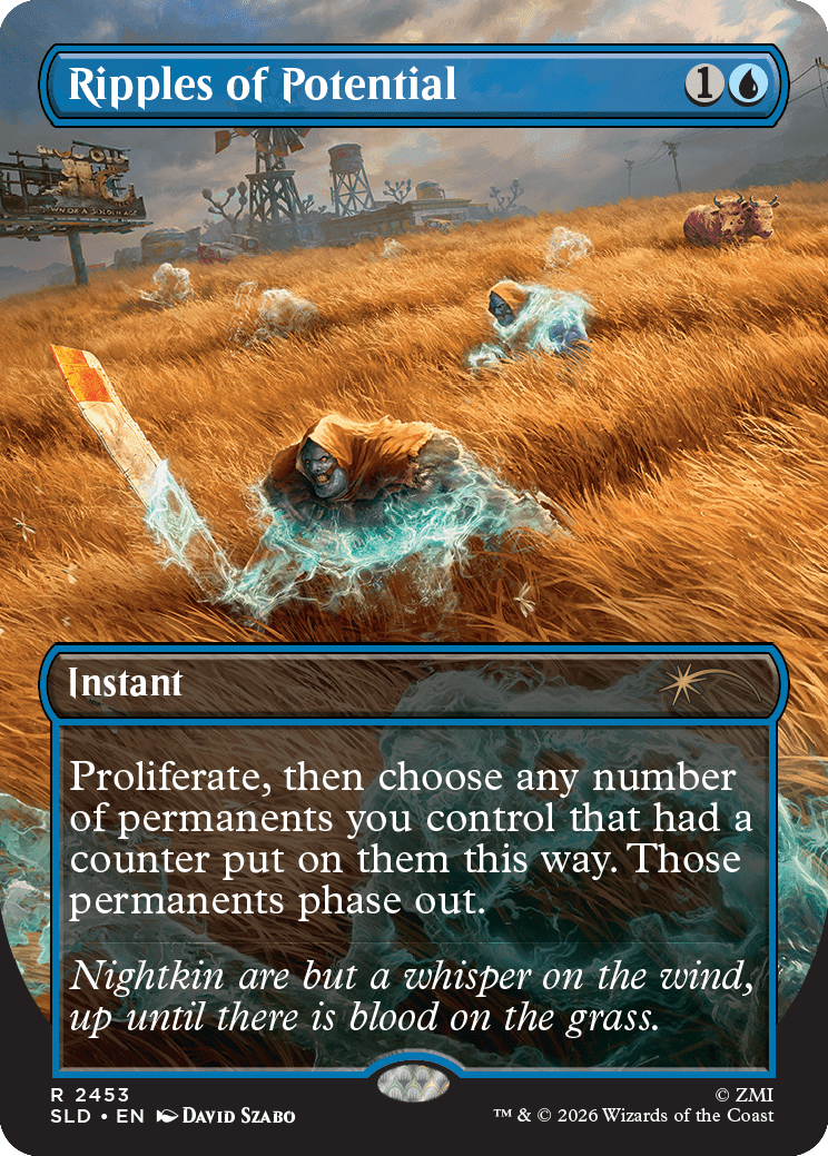Ripples of Potential [Secret Lair Drops] MTG Single Magic: The Gathering  | Multizone: Comics And Games