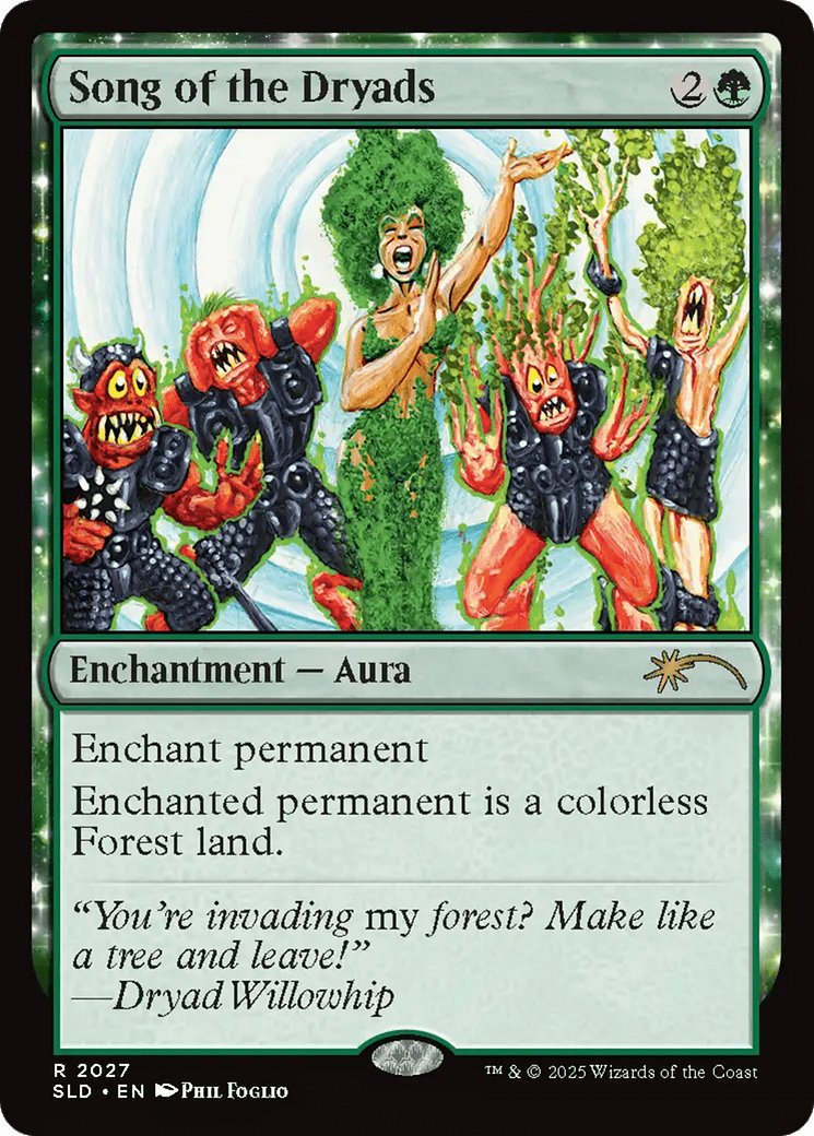 Song of the Dryads (2027) [Secret Lair Drop Series] MTG Single Magic: The Gathering  | Multizone: Comics And Games