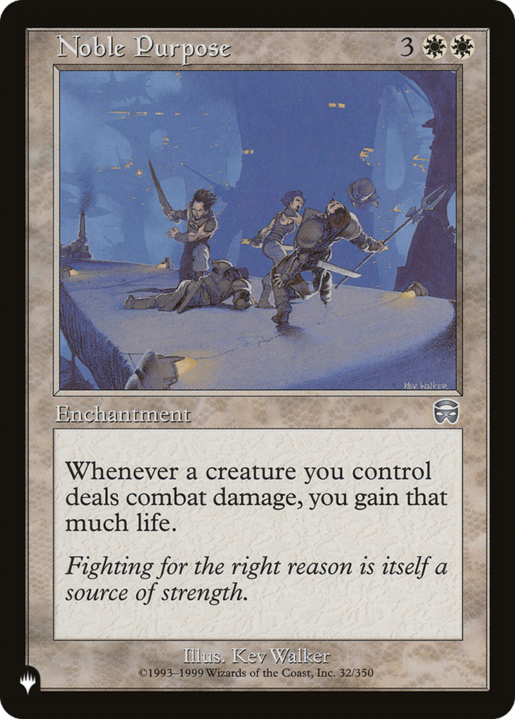 Noble Purpose [The List] MTG Single Magic: The Gathering  | Multizone: Comics And Games