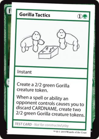 Gorilla Tactics (2021 Edition) [Mystery Booster Playtest Cards] | Multizone: Comics And Games