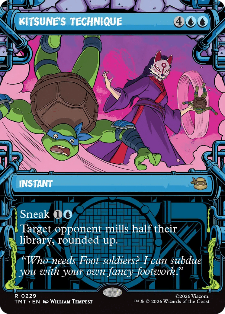 Kitsune's Technique (Showcase) [Teenage Mutant Ninja Turtles] MTG Single Magic: The Gathering  | Multizone: Comics And Games