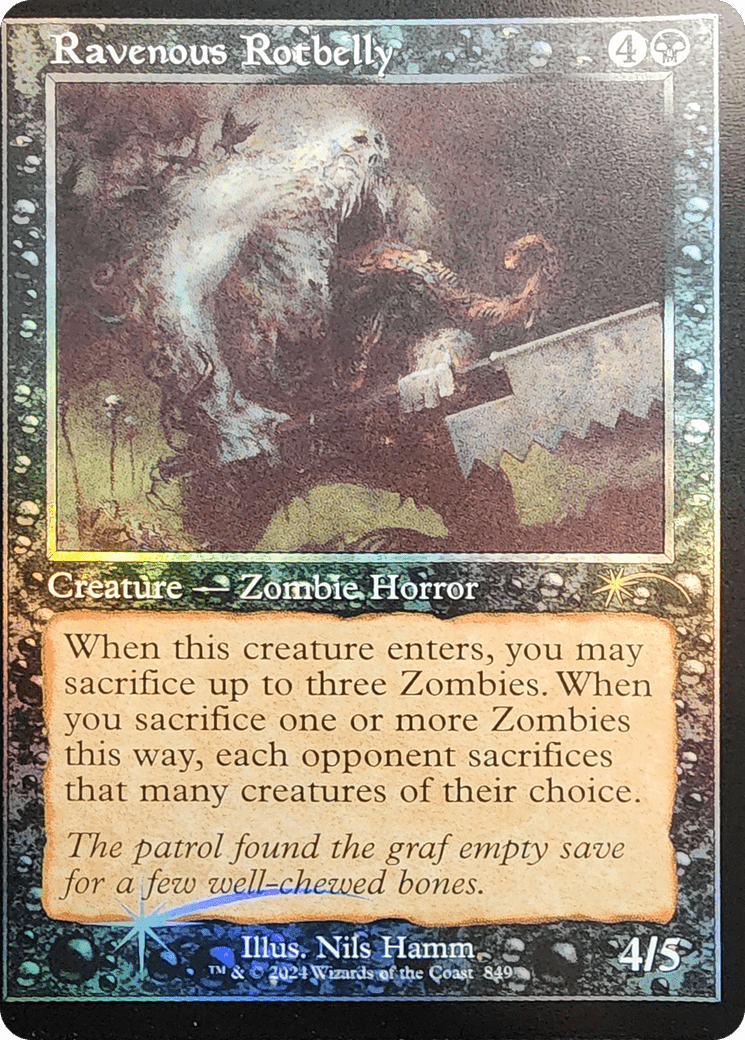 Ravenous Rotbelly (Retro Frame) [Secret Lair Drop Series] MTG Single Magic: The Gathering  | Multizone: Comics And Games