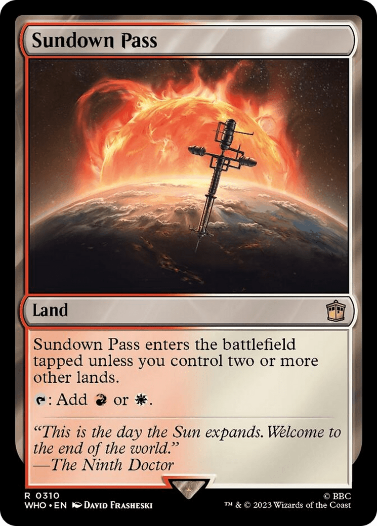 Sundown Pass [Doctor Who] MTG Single Magic: The Gathering  | Multizone: Comics And Games
