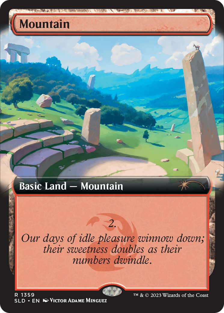 Mountain (1359) [Secret Lair Drop Series] MTG Single Magic: The Gathering  | Multizone: Comics And Games