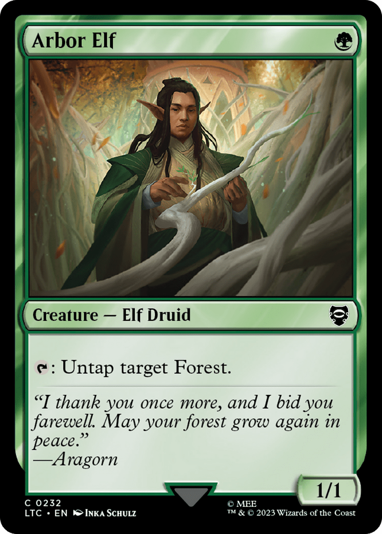 Arbor Elf [The Lord of the Rings: Tales of Middle-Earth Commander] MTG Single Magic: The Gathering  | Multizone: Comics And Games