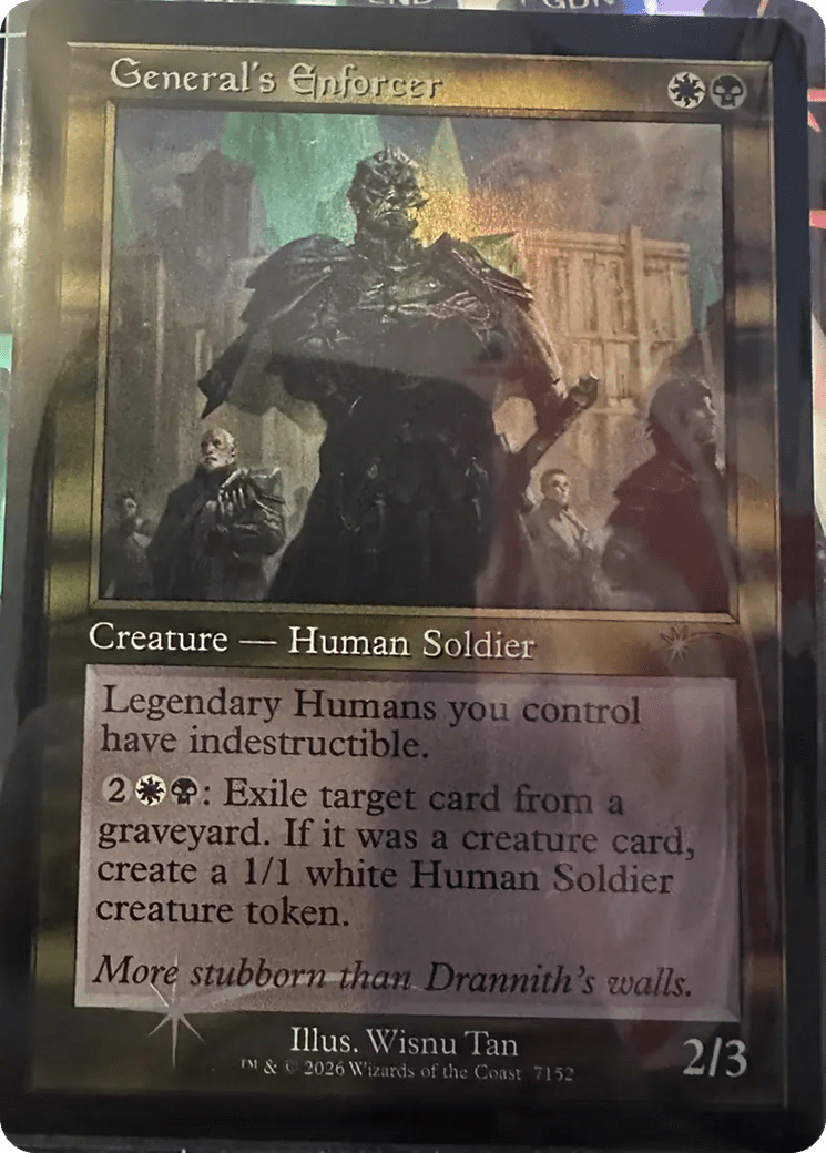General's Enforcer (7152) (Retro Frame) [Secret Lair Drop Series] MTG Single Magic: The Gathering  | Multizone: Comics And Games