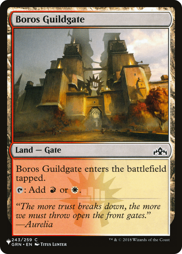Boros Guildgate [The List] MTG Single Magic: The Gathering  | Multizone: Comics And Games