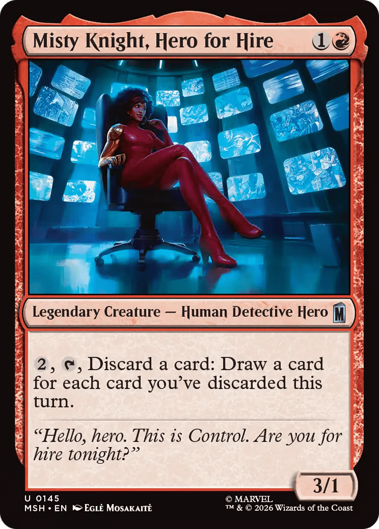 Misty Knight, Hero for Hire [Marvel Super Heroes] MTG Single Magic: The Gathering  | Multizone: Comics And Games