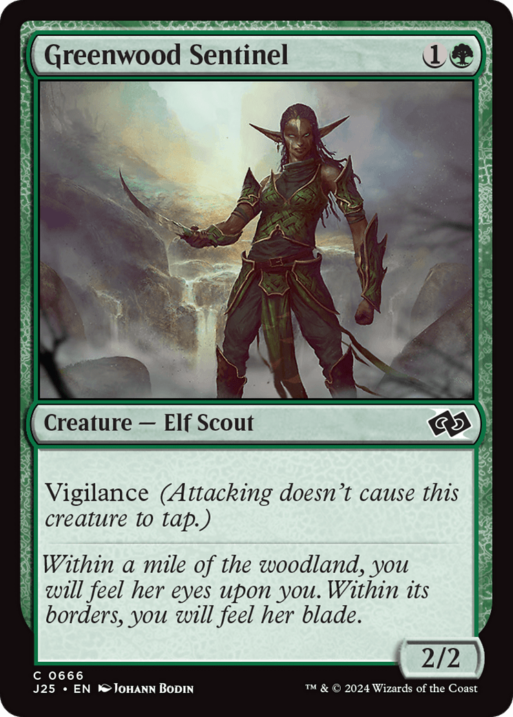 Greenwood Sentinel [Foundations Jumpstart] MTG Single Magic: The Gathering  | Multizone: Comics And Games