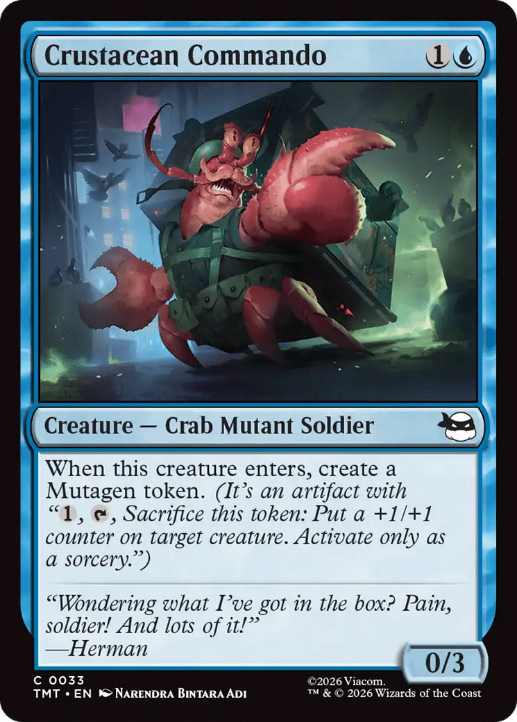Crustacean Commando [Teenage Mutant Ninja Turtles] MTG Single Magic: The Gathering  | Multizone: Comics And Games