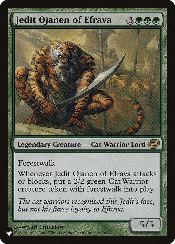 Jedit Ojanen of Efrava [The List] MTG Single Magic: The Gathering  | Multizone: Comics And Games