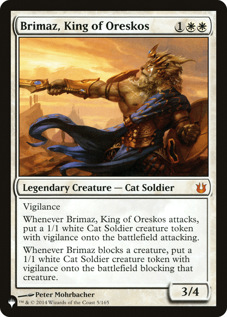 Brimaz, King of Oreskos [The List] MTG Single Magic: The Gathering  | Multizone: Comics And Games