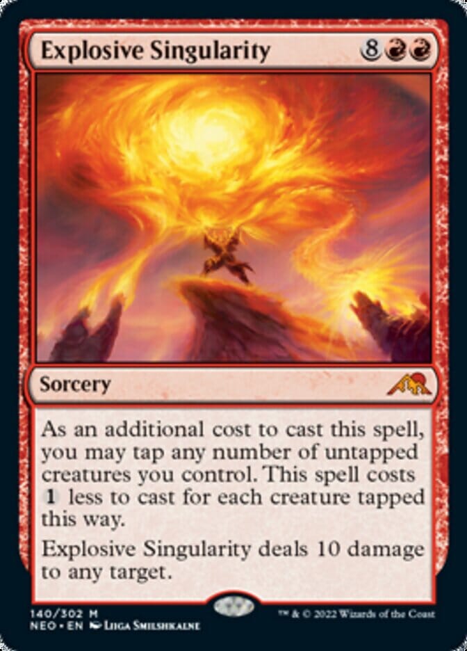 Explosive Singularity [Kamigawa: Neon Dynasty] MTG Single Magic: The Gathering  | Multizone: Comics And Games