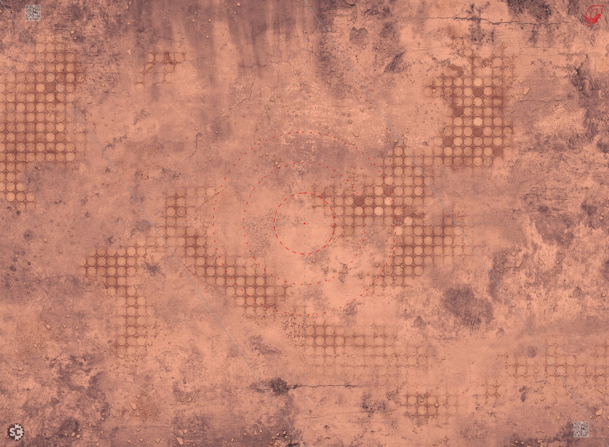 Red Dragon Game Mats - Ruins Under Mars 2025 Miniature Game Accessories Red Dragon  | Multizone: Comics And Games